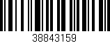 Código de barras (EAN, GTIN, SKU, ISBN): '38843159'