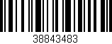 Código de barras (EAN, GTIN, SKU, ISBN): '38843483'