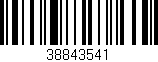 Código de barras (EAN, GTIN, SKU, ISBN): '38843541'