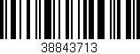 Código de barras (EAN, GTIN, SKU, ISBN): '38843713'
