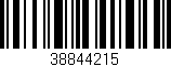 Código de barras (EAN, GTIN, SKU, ISBN): '38844215'