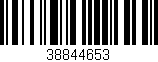 Código de barras (EAN, GTIN, SKU, ISBN): '38844653'