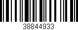 Código de barras (EAN, GTIN, SKU, ISBN): '38844933'