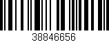 Código de barras (EAN, GTIN, SKU, ISBN): '38846656'