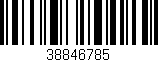 Código de barras (EAN, GTIN, SKU, ISBN): '38846785'