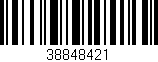 Código de barras (EAN, GTIN, SKU, ISBN): '38848421'