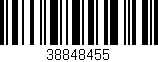Código de barras (EAN, GTIN, SKU, ISBN): '38848455'