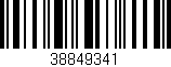 Código de barras (EAN, GTIN, SKU, ISBN): '38849341'