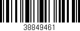 Código de barras (EAN, GTIN, SKU, ISBN): '38849461'
