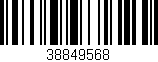 Código de barras (EAN, GTIN, SKU, ISBN): '38849568'
