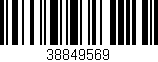 Código de barras (EAN, GTIN, SKU, ISBN): '38849569'