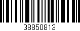 Código de barras (EAN, GTIN, SKU, ISBN): '38850813'
