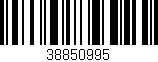 Código de barras (EAN, GTIN, SKU, ISBN): '38850995'