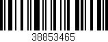 Código de barras (EAN, GTIN, SKU, ISBN): '38853465'