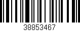 Código de barras (EAN, GTIN, SKU, ISBN): '38853467'