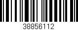 Código de barras (EAN, GTIN, SKU, ISBN): '38856112'