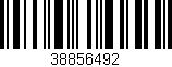 Código de barras (EAN, GTIN, SKU, ISBN): '38856492'