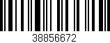 Código de barras (EAN, GTIN, SKU, ISBN): '38856672'