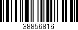 Código de barras (EAN, GTIN, SKU, ISBN): '38856816'