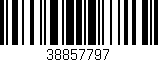 Código de barras (EAN, GTIN, SKU, ISBN): '38857797'