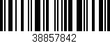 Código de barras (EAN, GTIN, SKU, ISBN): '38857842'
