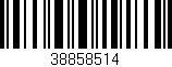 Código de barras (EAN, GTIN, SKU, ISBN): '38858514'