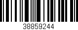 Código de barras (EAN, GTIN, SKU, ISBN): '38859244'