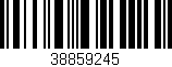 Código de barras (EAN, GTIN, SKU, ISBN): '38859245'