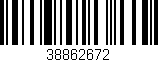 Código de barras (EAN, GTIN, SKU, ISBN): '38862672'