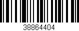 Código de barras (EAN, GTIN, SKU, ISBN): '38864404'