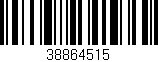 Código de barras (EAN, GTIN, SKU, ISBN): '38864515'
