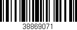 Código de barras (EAN, GTIN, SKU, ISBN): '38869071'