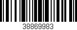 Código de barras (EAN, GTIN, SKU, ISBN): '38869983'
