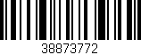 Código de barras (EAN, GTIN, SKU, ISBN): '38873772'