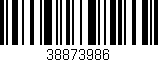 Código de barras (EAN, GTIN, SKU, ISBN): '38873986'