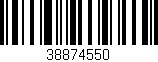 Código de barras (EAN, GTIN, SKU, ISBN): '38874550'