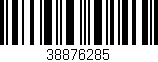 Código de barras (EAN, GTIN, SKU, ISBN): '38876285'