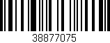 Código de barras (EAN, GTIN, SKU, ISBN): '38877075'