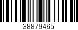 Código de barras (EAN, GTIN, SKU, ISBN): '38879465'