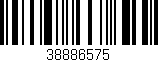 Código de barras (EAN, GTIN, SKU, ISBN): '38886575'