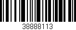 Código de barras (EAN, GTIN, SKU, ISBN): '38888113'