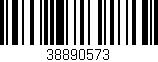 Código de barras (EAN, GTIN, SKU, ISBN): '38890573'