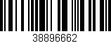 Código de barras (EAN, GTIN, SKU, ISBN): '38896662'