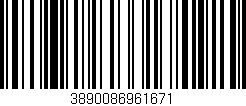 Código de barras (EAN, GTIN, SKU, ISBN): '3890086961671'