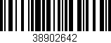 Código de barras (EAN, GTIN, SKU, ISBN): '38902642'