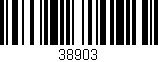 Código de barras (EAN, GTIN, SKU, ISBN): '38903'