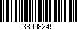 Código de barras (EAN, GTIN, SKU, ISBN): '38908245'
