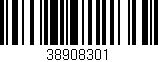 Código de barras (EAN, GTIN, SKU, ISBN): '38908301'