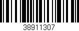Código de barras (EAN, GTIN, SKU, ISBN): '38911307'