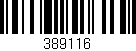 Código de barras (EAN, GTIN, SKU, ISBN): '389116'